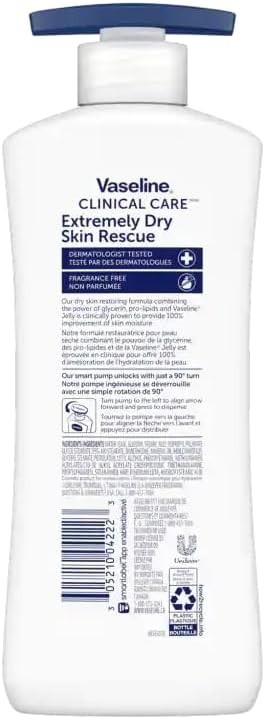 Vaseline Clinical Care hand and body lotion Extremely Dry Skin Rescue 13.5 oz